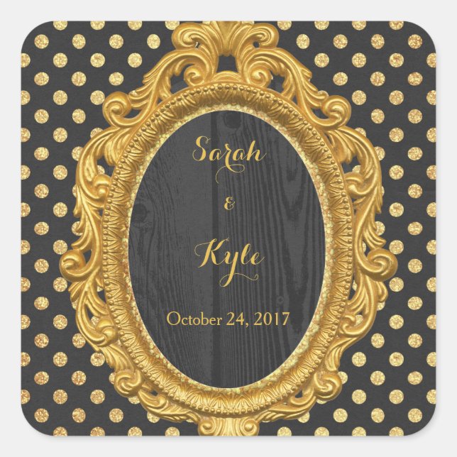 Pegatina Cuadrada Pegatinas/Sello para sobres de espuma y salmuera (Anverso)