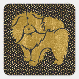 Pegatina Cuadrada PEGATINAS simbólicos de CHOW SPARKLY THANG ROUGH