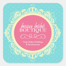Pegatinas singulares de Boutique Baby