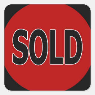 Pegatina Cuadrada Pegatinas vendidos en plaza