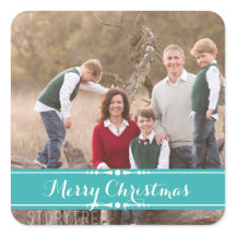 Pegatinas verde azulados de fotografía de festivid