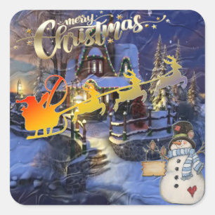 Pegatina Cuadrada Pegatinas y etiquetas