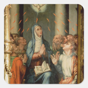 Pegatina Cuadrada Pentecost