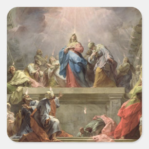 Pegatina Cuadrada Pentecostés, 1732