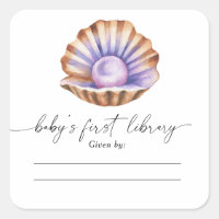 pequeña ducha de bebé Pearl - primera biblioteca p