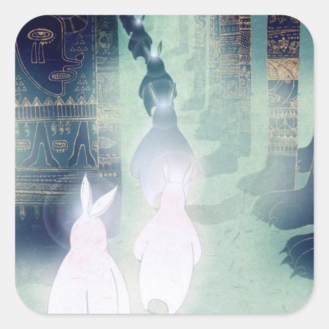 Pegatina Cuadrada Peregrinación 2012 (Anverso)