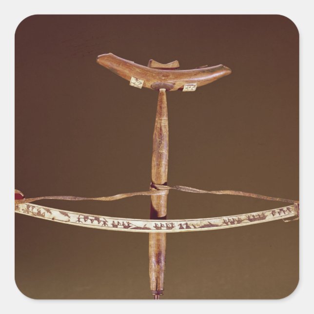 Pegatina Cuadrada perforación de arco inusual (Anverso)