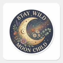 Permanece Salvaje Niño Luna - Botánico Boho Celest