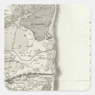 Pegatina Cuadrada Perpignan