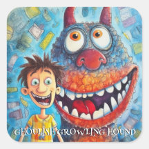 Perro monstruo gracioso: