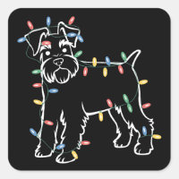 Perros Schnauzer Árbol Navidad Pet Animal Perro