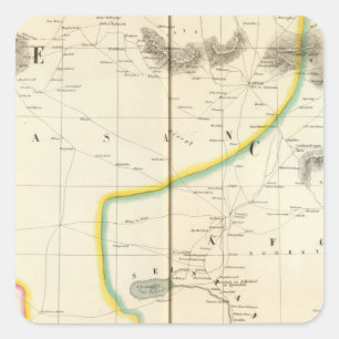 Pegatina Cuadrada Persia, Kabul Asia 66