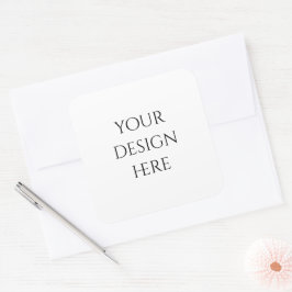Pegatina Cuadrada Personalización o Personalizar