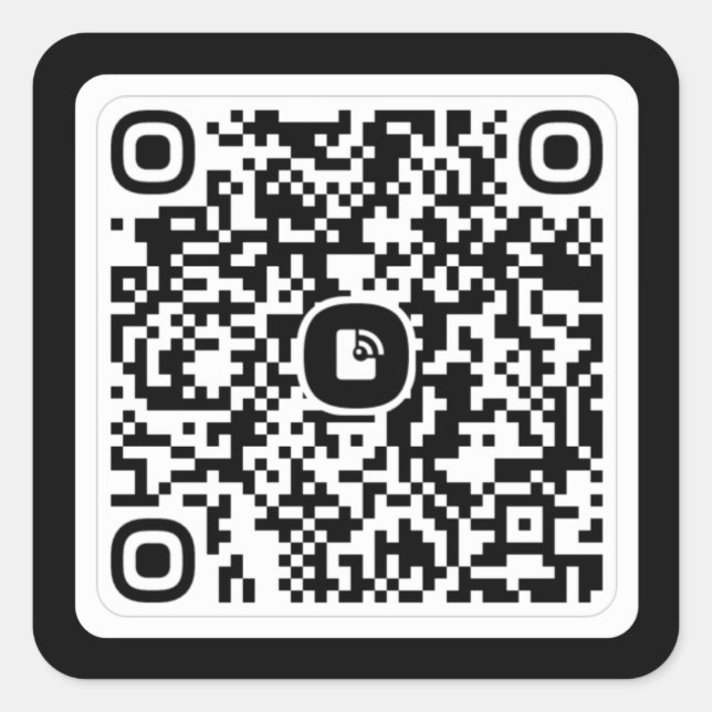 Pegatina Cuadrada Personalizado  (Anverso)