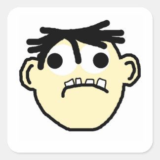 Pegatina Cuadrada personalizado