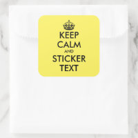 Personalizado cuadrado amarillo barato Mantener tr