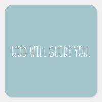 Personalizado Dios te guiará a la fe moderna