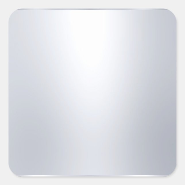 Pegatina Cuadrada Personalizado elegante y moderno de estilo platead (Anverso)