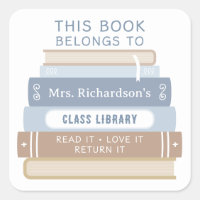 Personalizado Este Libro Pertenece A La Biblioteca