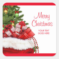 Personalizado Feliz Navidad Tu plantilla de regalo