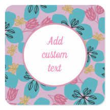 personalizado lindo rosa floral moderno