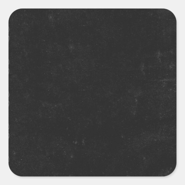 Pegatina Cuadrada Personalizado personalizado tu propio tablero negr (Anverso)