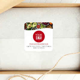 Pegatina Cuadrada Personalizado promocional profesional de fotografí