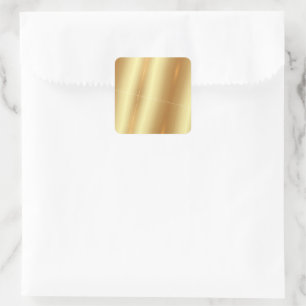 Pegatina Cuadrada Personalizado Texto Código QR Cargar logotipo Glam