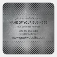 Personalizado Textos Falsos Metalizado