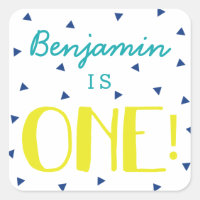 Personalizado Triangle Confetti Primer Pegatinas d