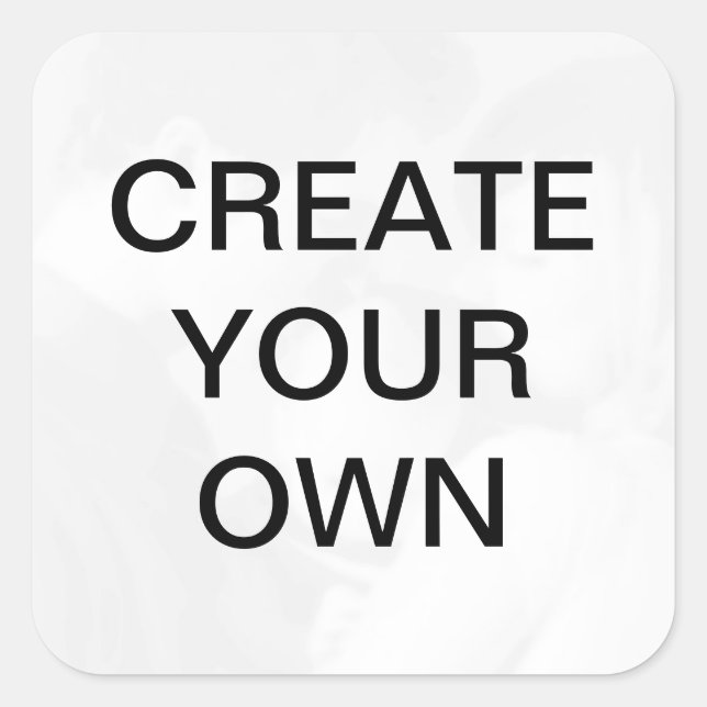 Pegatina Cuadrada Personalizar propio (Anverso)