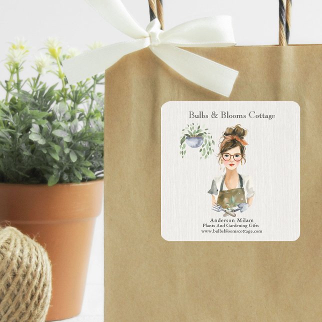 Pegatina Cuadrada Personalized Botanical Products Business  (Subido por el creador)