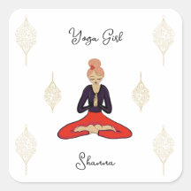 Personalized Yoga Girl