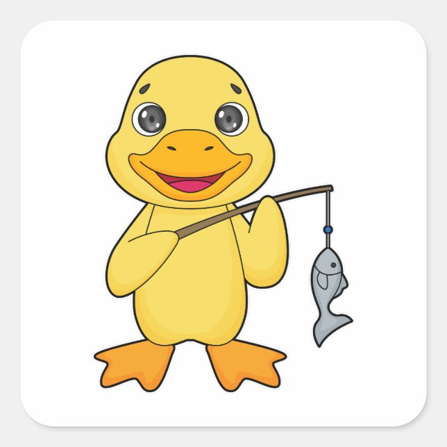 Pegatina Cuadrada Pescador Pescador Pescador Pescador Pescador Pesca (Anverso)