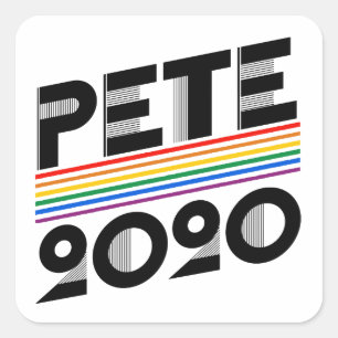 Pegatina Cuadrada Pete Orgullo 2020