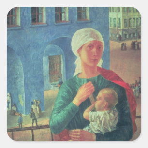 Pegatina Cuadrada Petrogrado en 1918, 1920