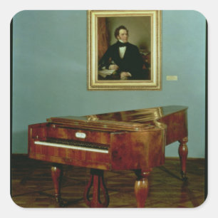 Pegatina Cuadrada Piano que pertenece a Francisco Peter Schubert
