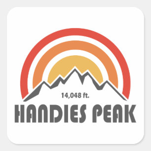 Pegatina Cuadrada Pico de Handies