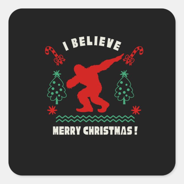 Pegatina Cuadrada Pie de caballo: Ajoutez une touche sauvage à vo (Anverso)