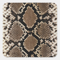 Piel Diamond Back Rattlessnake