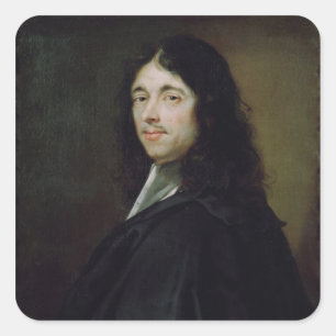 Pegatina Cuadrada Pierre Fermat