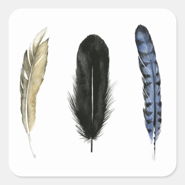 Pegatina Cuadrada Pies blandos I (Anverso)