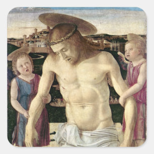 Pegatina Cuadrada Pieta, c.1499