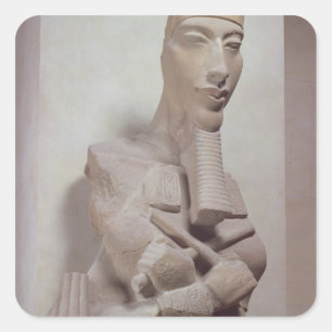 Pegatina Cuadrada Pilar osirid de Akhenaten (1365-1349 a.C.)