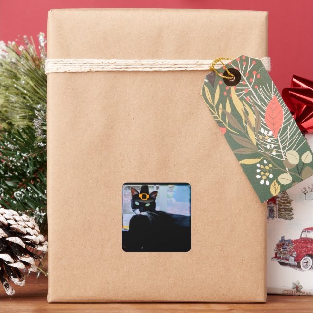 Pegatina Cuadrada Pilgrim Lucy (Vacaciones)