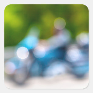 Pegatina Cuadrada piloto clásico