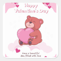 Pink Happy Valentine Day