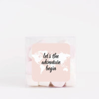 Pink positivo vamos al mapa mundial de aventuras