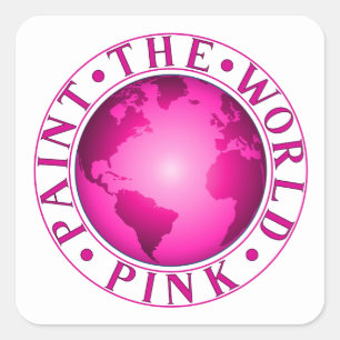 Pegatina Cuadrada PINTAR LA Celebración MUNDIAL DE LA Diversidad PIN