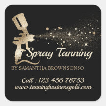 Pintura en aerosol para bronceado móvil con aerógr